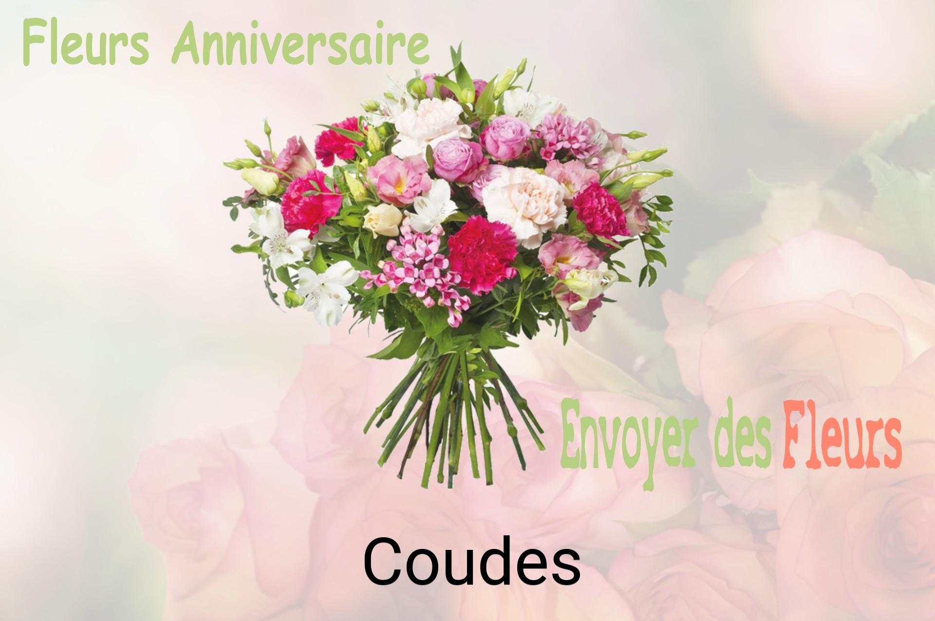 Bouquet de fleurs d’anniversaire livré à Coudes